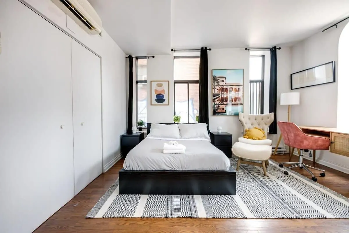 Appartement M11 Bright Studio In The Heart Of Mtl Montréal